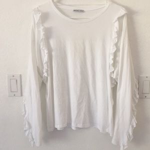 Zara Frilled Tee